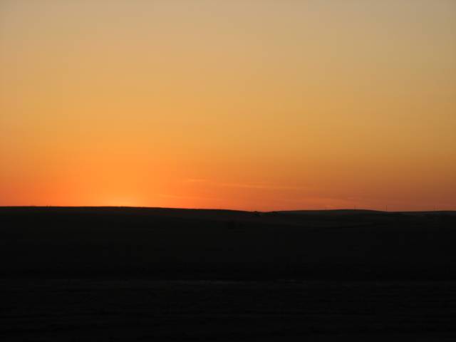 South Dakota sunset