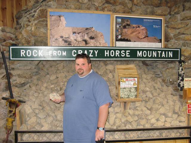 Gus with free Crazy Horse rocks