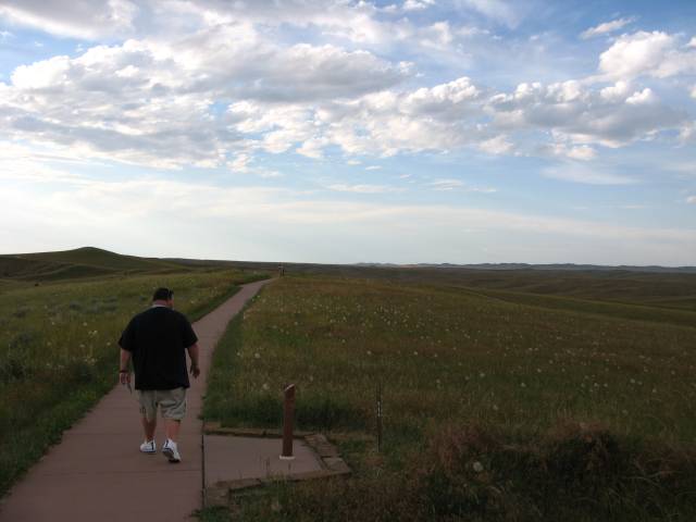 Gus at Little Bighorn Battlefield