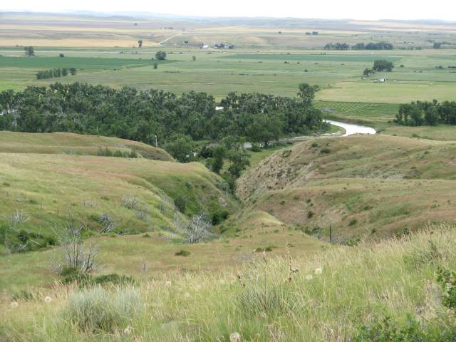 Little Bighorn Battlefield water revine