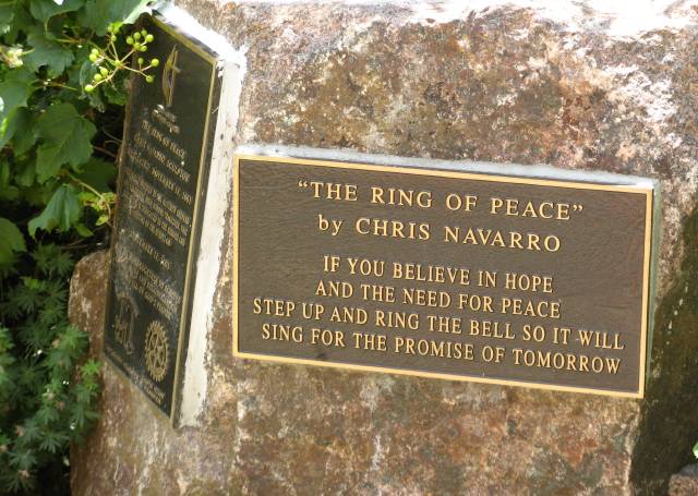 Ring of Peace plaque