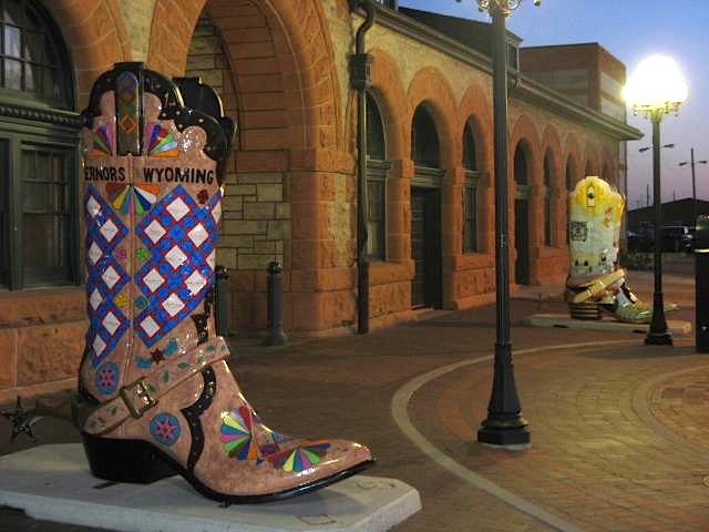 Cowboy boot, Cheyenne, WY